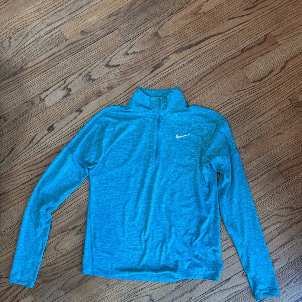 Women’s Thermal Fit Nike Teal Quarter-Zip Pullover Size Large